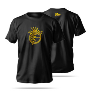 T-Shirt (Playera) Negra "Logo El Trono de México"
